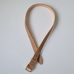 Rag and Bone camel suede belt sz M